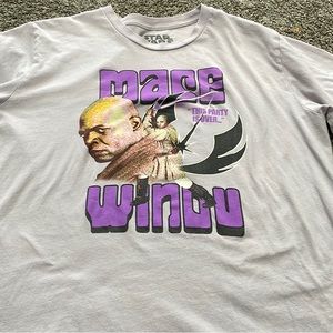 Star Wars‎ Mace Windu T-shirt Men’s XL Samuel L Jackson “this party is over” tee